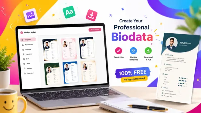 Online Biodata Maker – Free Tool No Signup Required